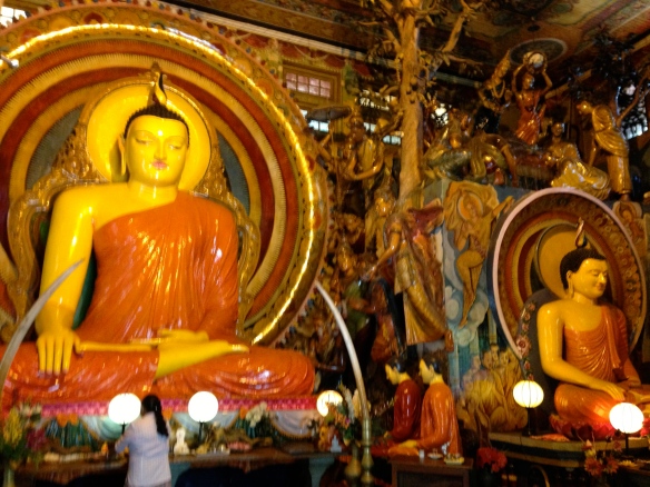 Statues in a Buddhist temple